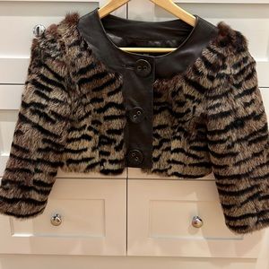 Bebe fur jacket S